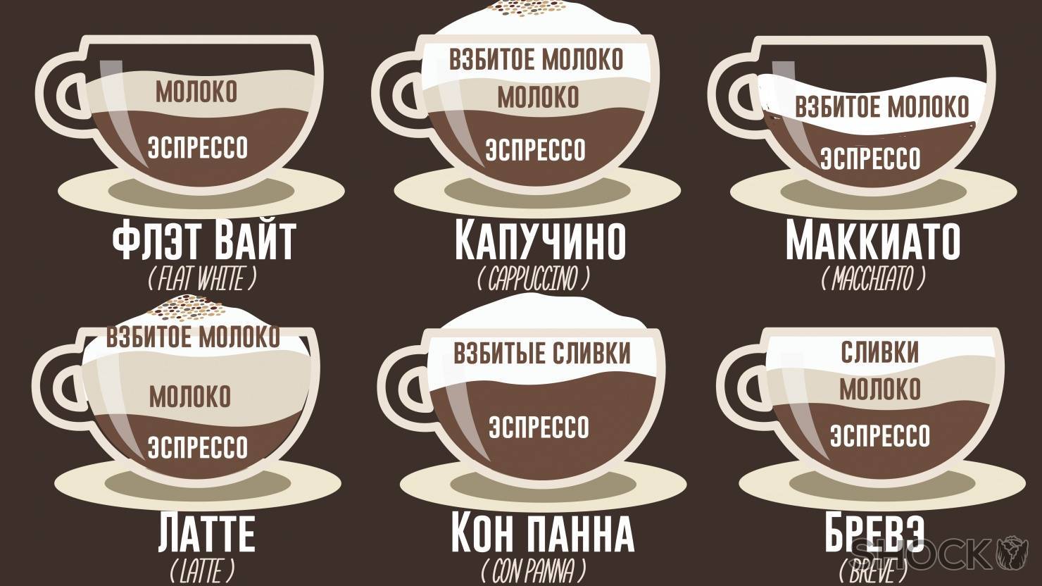 Капучино и эспрессо: особенности и чем они отличаются | в чем разница