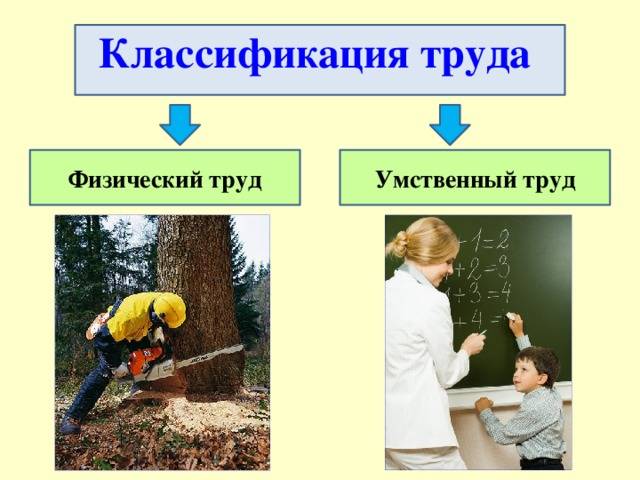 Разница между работой и трудом
