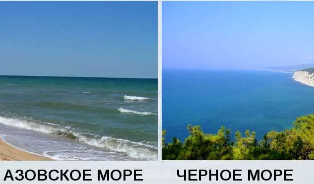 В чем отличия между Азовским морем и Черным, есть ли разница и сравнение