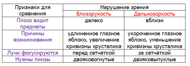 Дальнозоркость и близорукость — в чем разница?