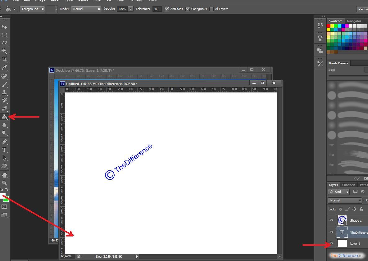 Photoshop tutorial: how to type the copyright symbol in photoshop cs4
