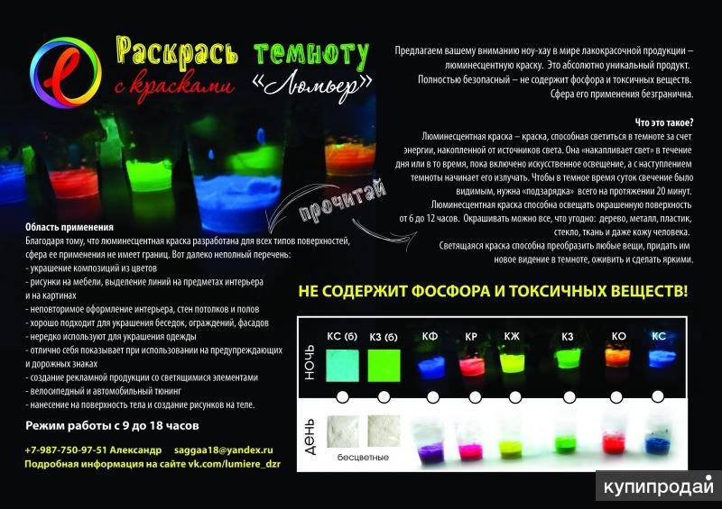 Люминофор: что это такое, из чего его делают, для чего он применяется и как сделать своими руками