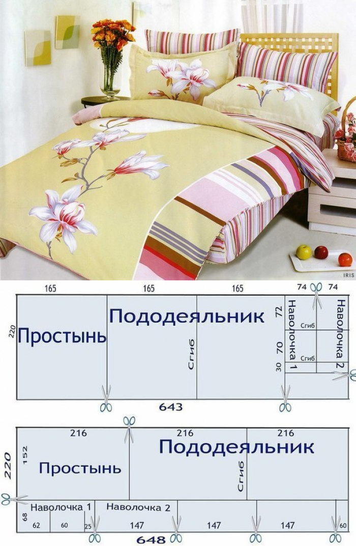 Шьём постельное бельё своими руками