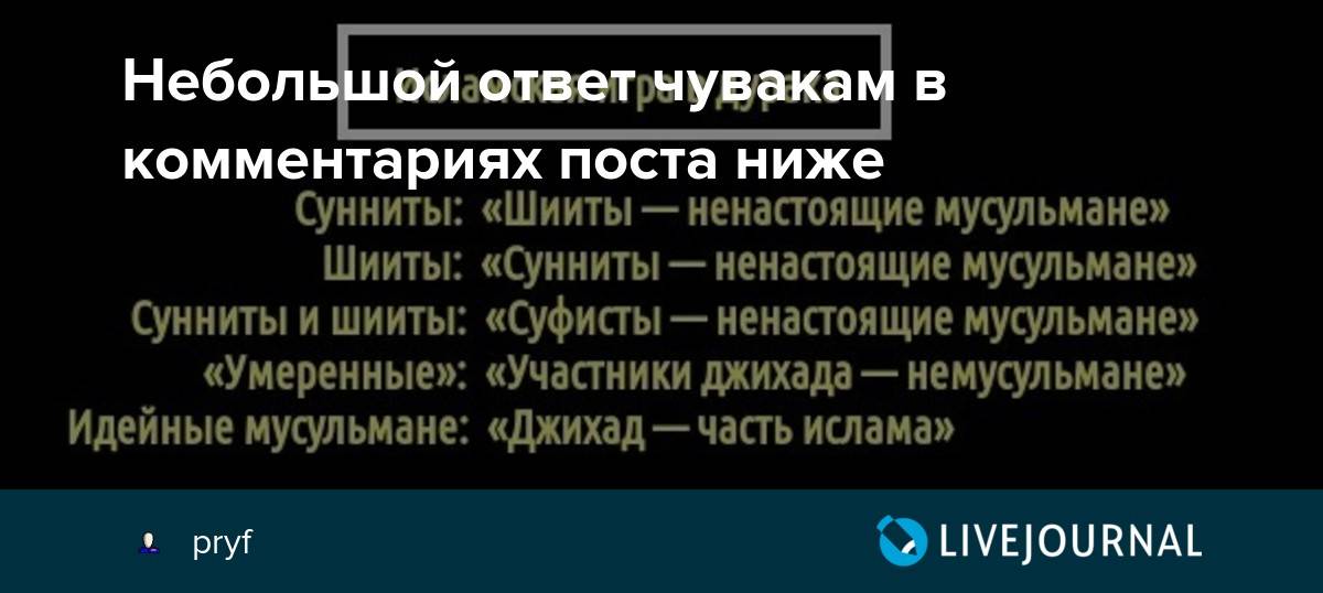 Чем отличаются шииты от суннитов в исламе: таблица и объяснение