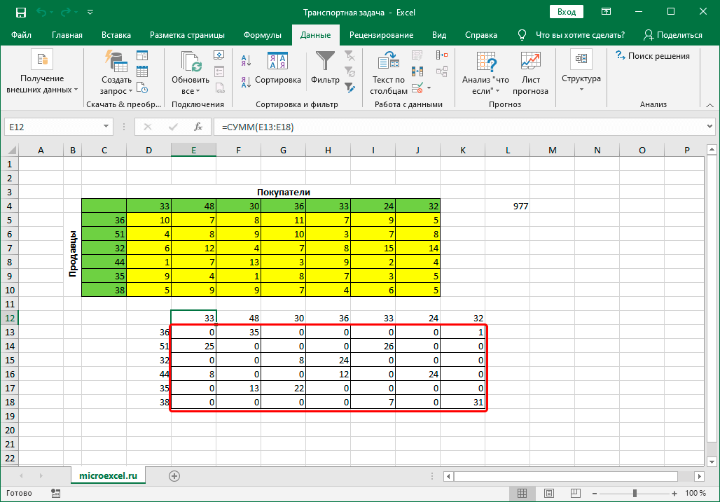 Методы работы в excel для новичков