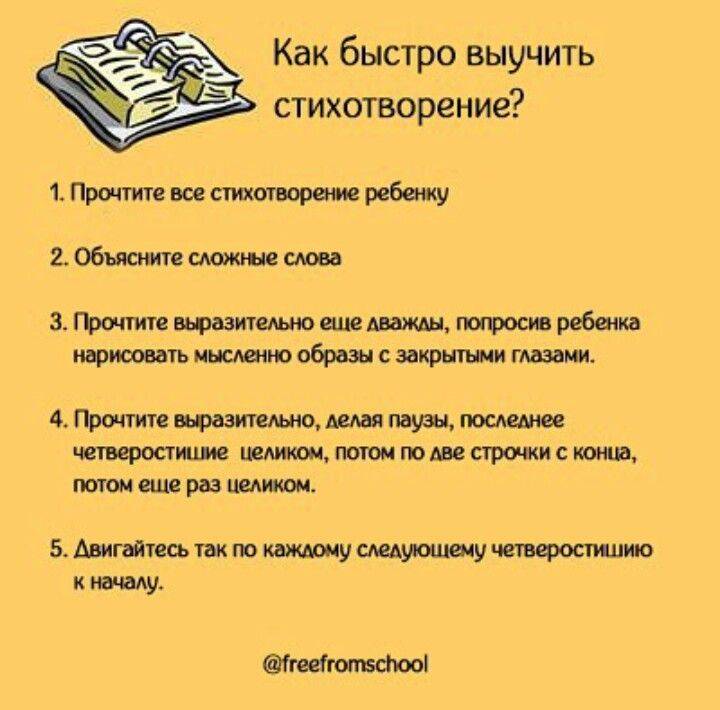 Как быстро выучить стихотворение наизусть по литературе: советы психологов (3 видео) | а ты знал? 🧠