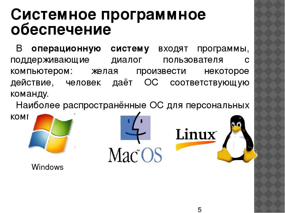Системное программное обеспечение компьютера - классификация, состав и функции