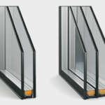 Однокамерный и двухкамерный стеклопакет.