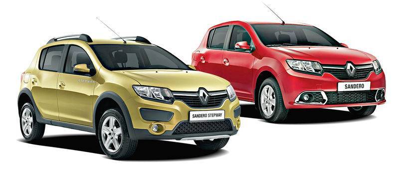 В чём разница между Renault Sandero и Renault Sandero Stepway.