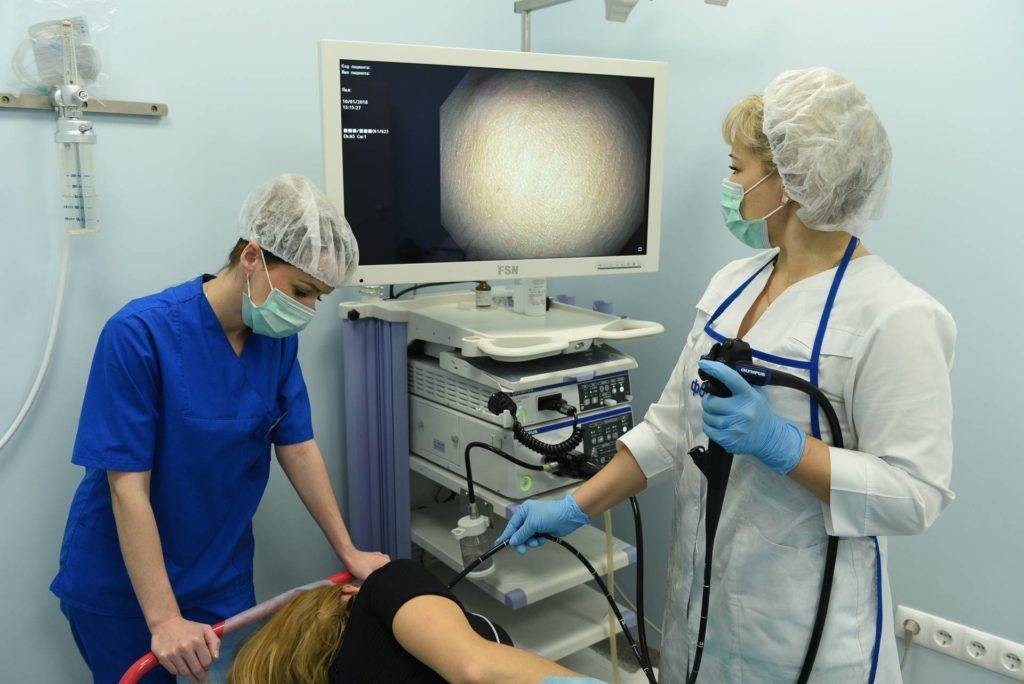 Гастроскопия.