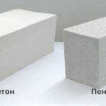 Пенобетон и газобетон.