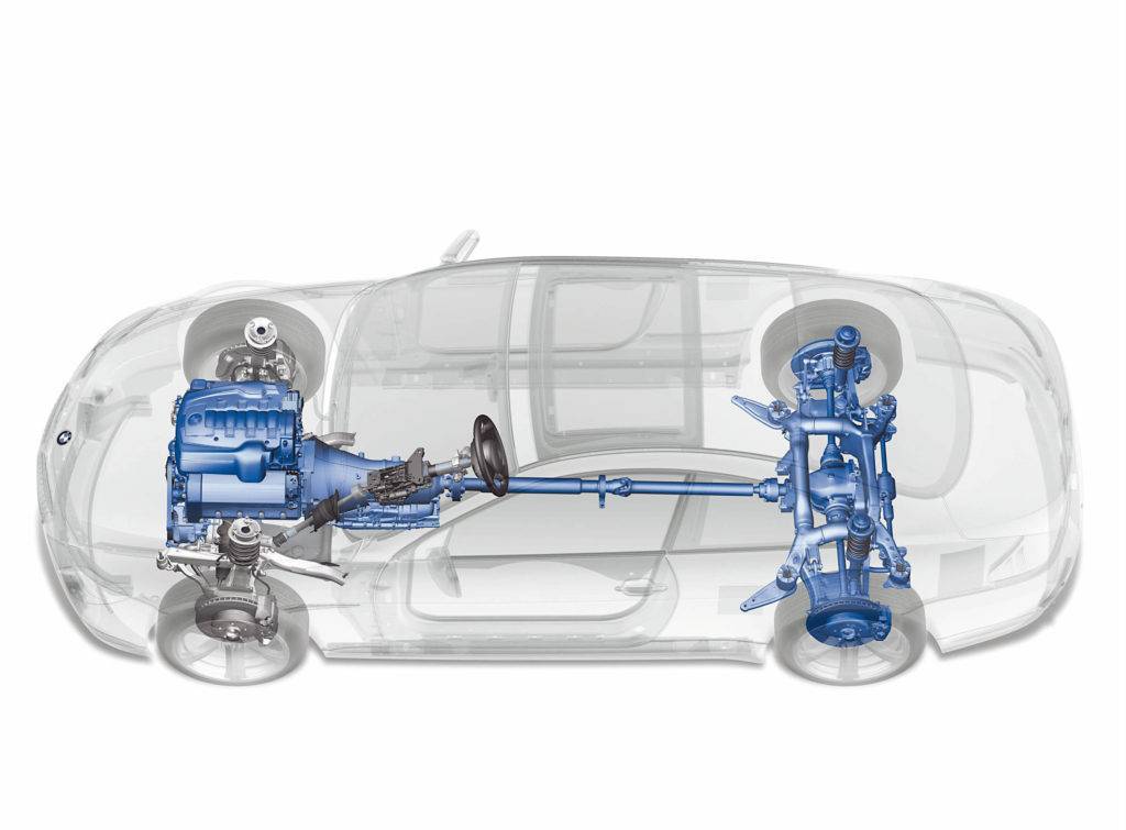 Задний привод.