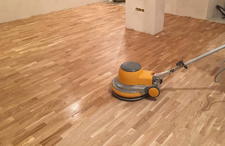 Шлифовка паркета.