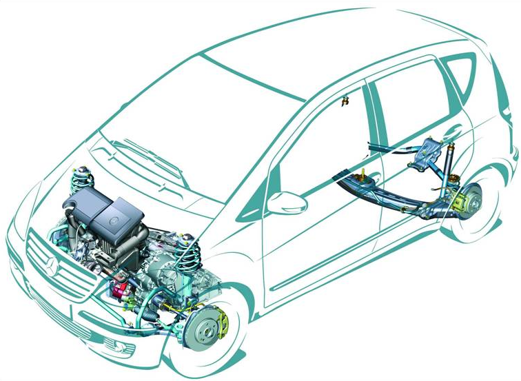 Передний привод.