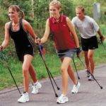 Палки для скандинавской ходьбы.