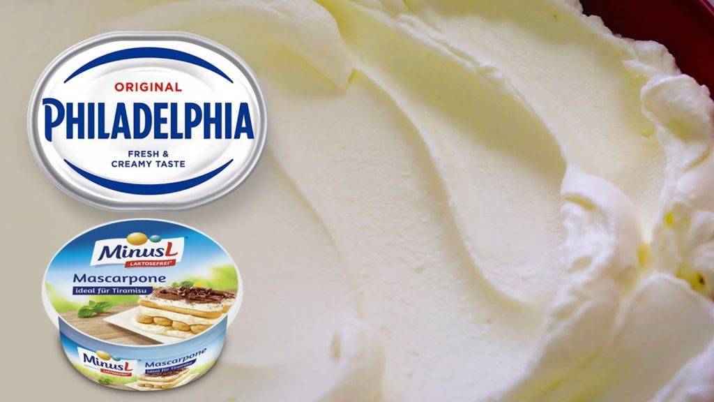 Разница между сыром маскарпоне и филадельфия.