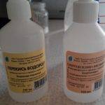 В чём разница между хлоргексидином или перекисью водорода.