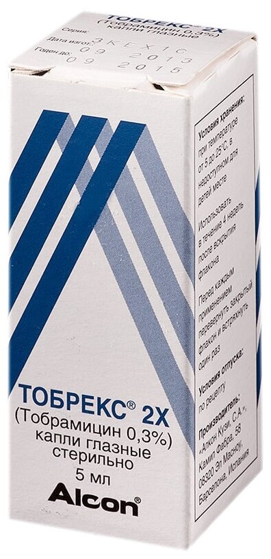 Какой препарат лучше «тобрекс» или «тобрадекс»