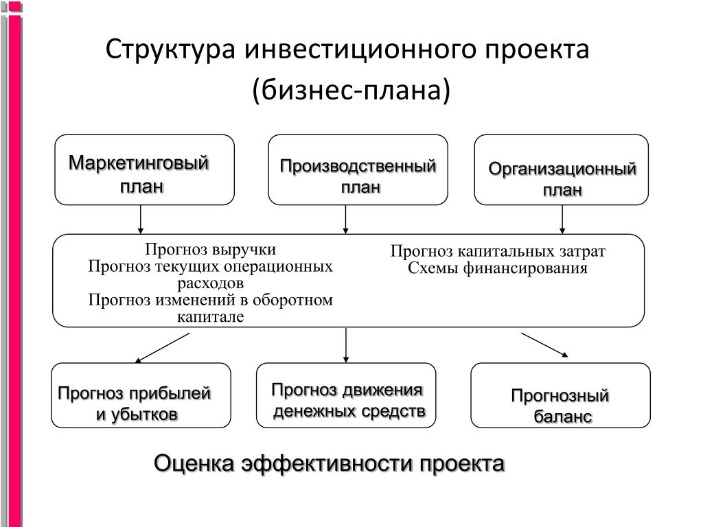 Бизнес план инвестиционного проекта