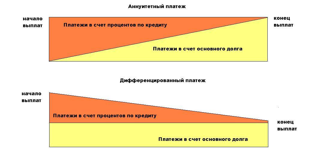 Аннуитетный и дифференцированный платеж — отличия двух видов платежей по кредиту, какая между ними разница?