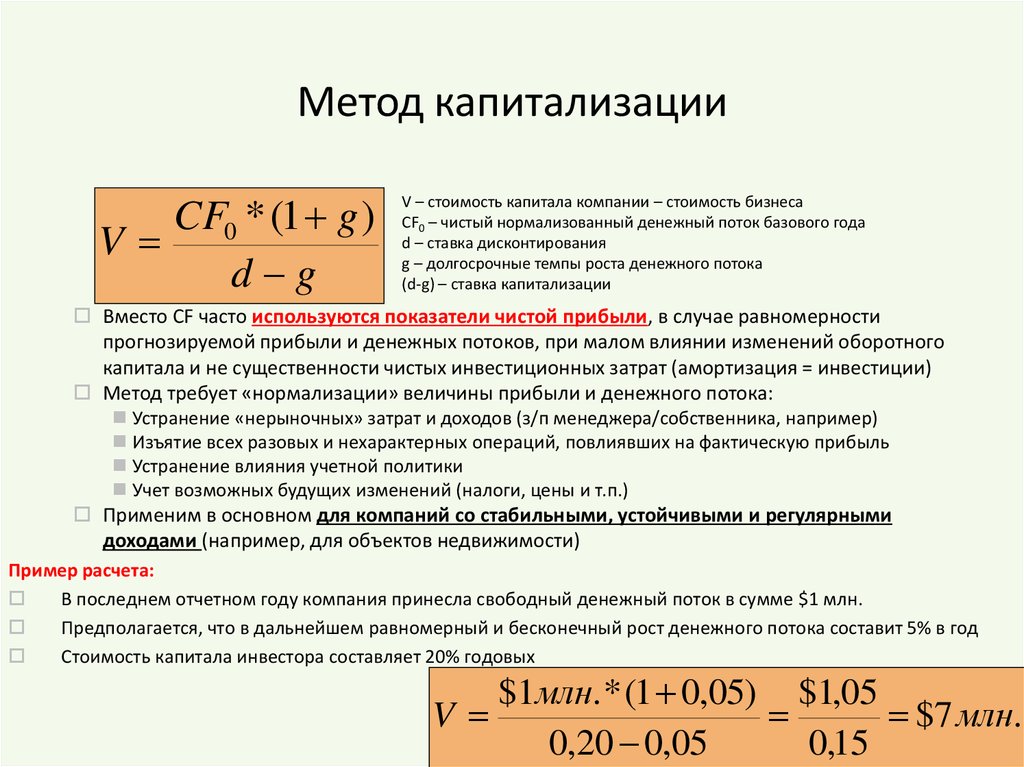 Чем отличается ставка капитализации от ставки дисконтирования