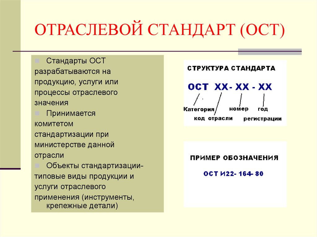Гост, ту, ост. основные характеристики и отличия. основные отличия технических характеристик, государственных и отраслевых стандартов