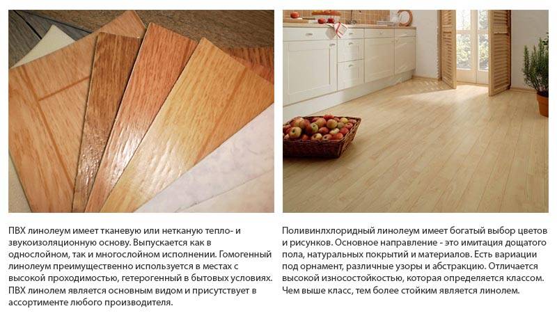 Полукоммерческий линолеум и его отличия от бытового и коммерческого варианта