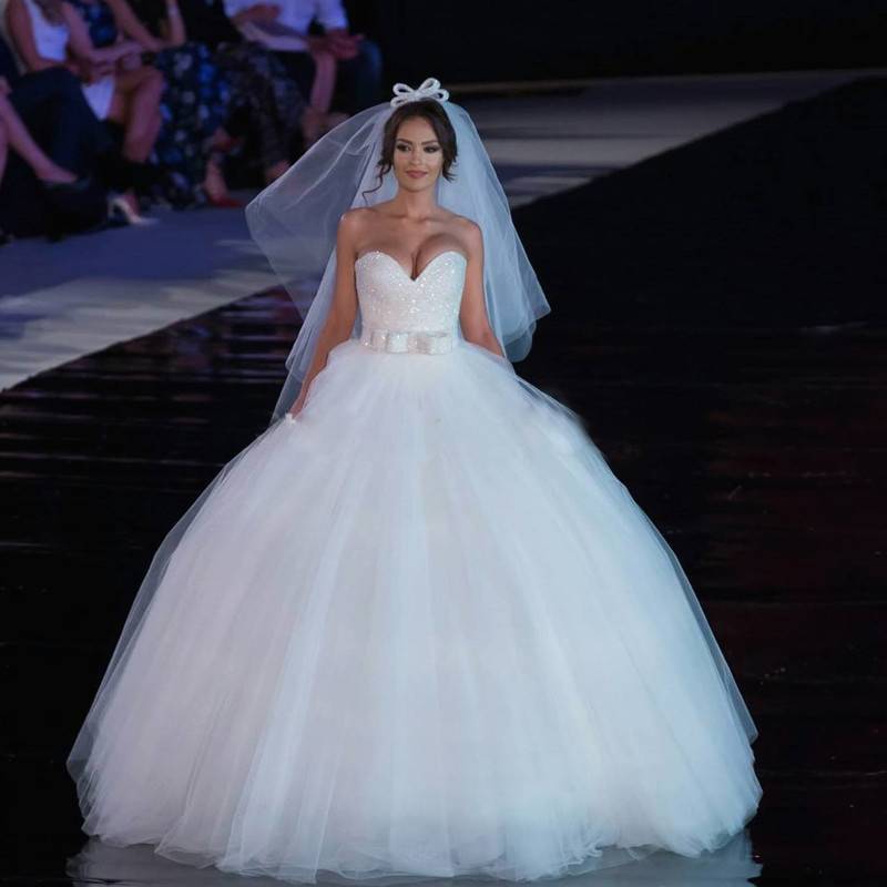 Пышные свадебные платья – советы и фото самых красивых фасонов 👰 самое пышное свадебное платье в мире