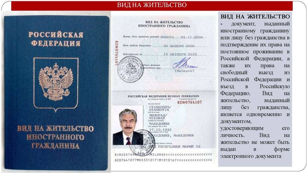 Права и обязанности обладателей внж