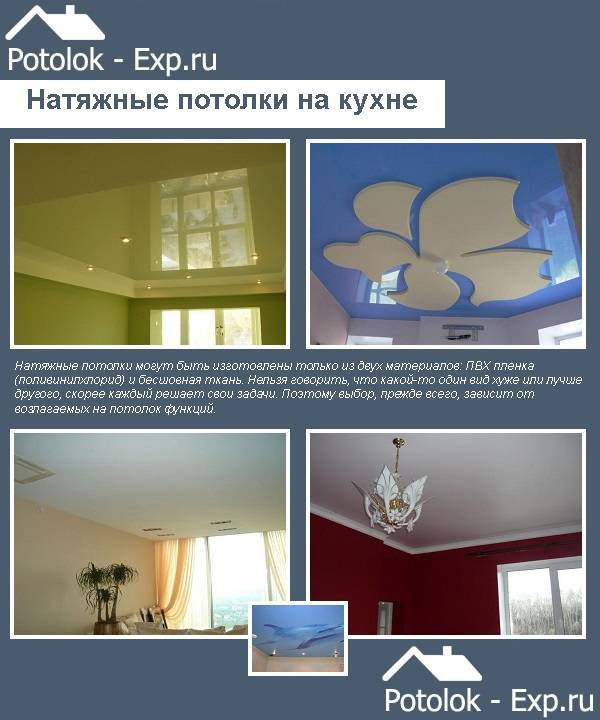 Подвесные и натяжные потолки какая разница?