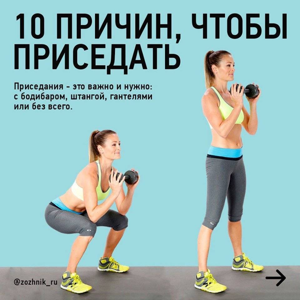 Какие мышцы работают при приседании и качаются
какие мышцы работают при приседании и качаются