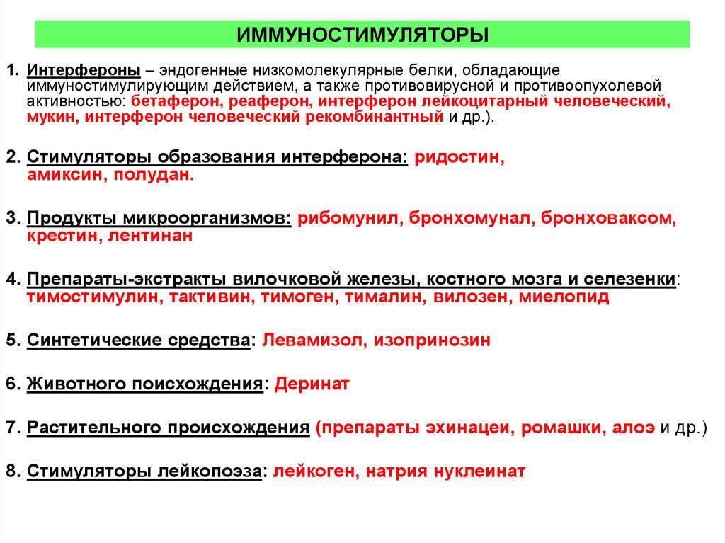 Иммуномодуляторы и иммуностимуляторы: что это такое и в чем разница