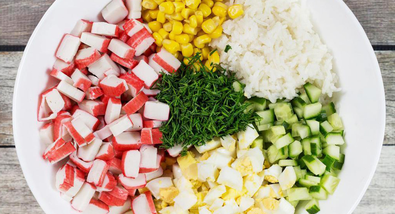 Салаты из крабовых палочек, 119 рецептов, фото-рецепты