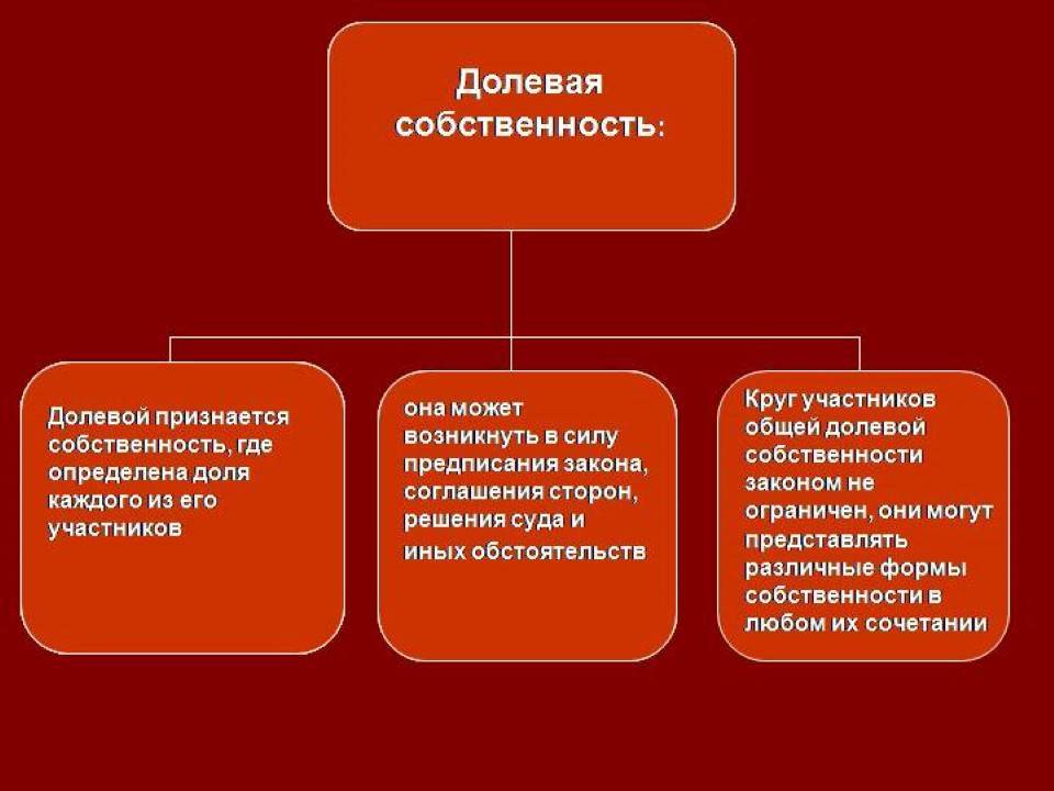Что такое долевая собственность. объясняем простыми словами — секрет фирмы
