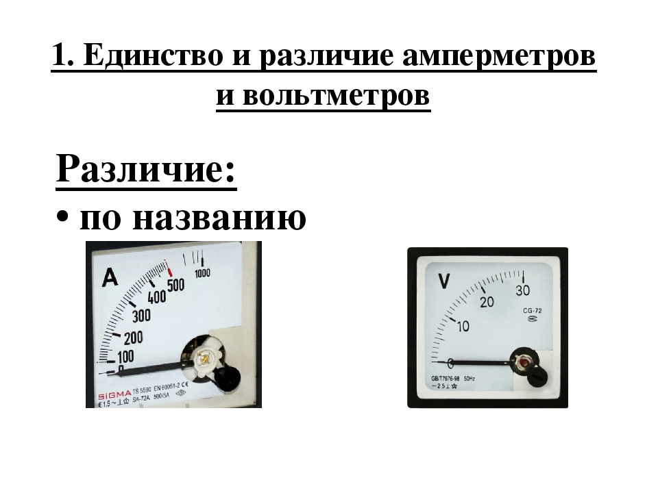 Амперметр и вольтметр: в чем разница и отличие