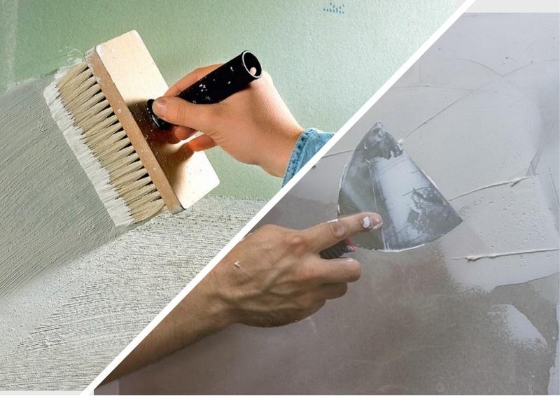Чем отличается шпаклевка от штукатурки? разница между грунтовкой и шпатлевкой