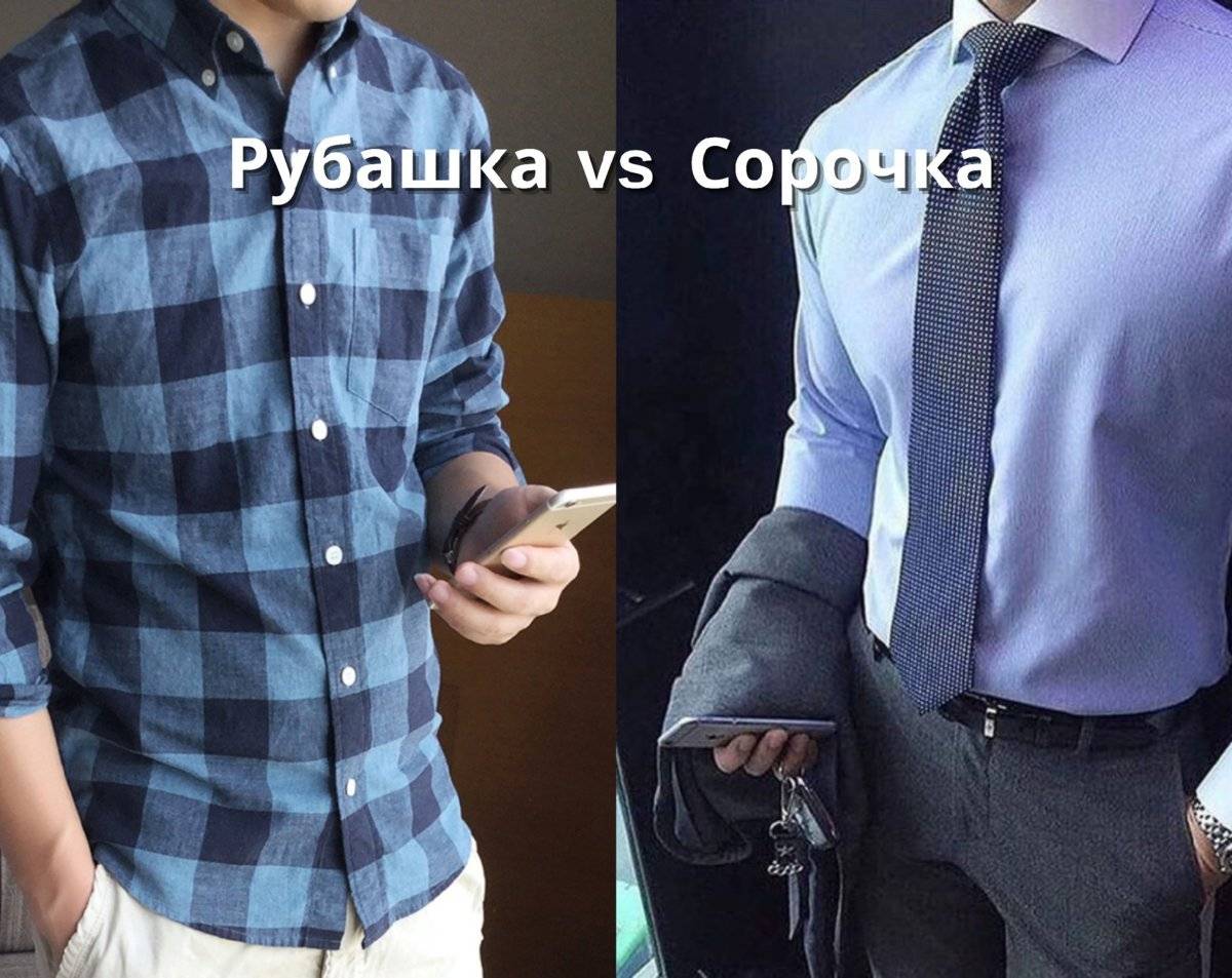 В чем разница между мужской сорочкой и рубашкой – 6 главных отличий