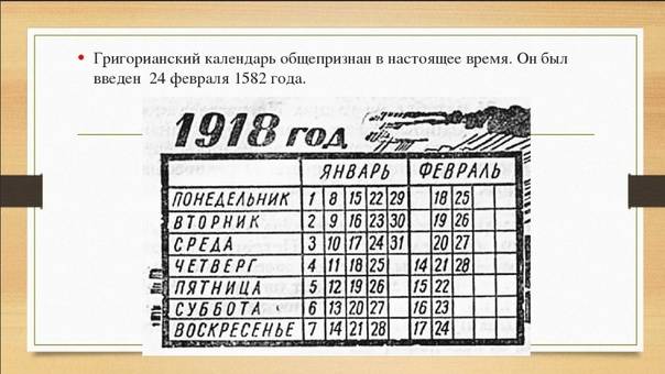 Различие между юлианским и григорианским календарями