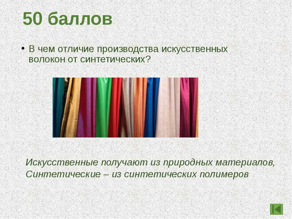 Искусственные и синтетические волокна, их классификация и описание