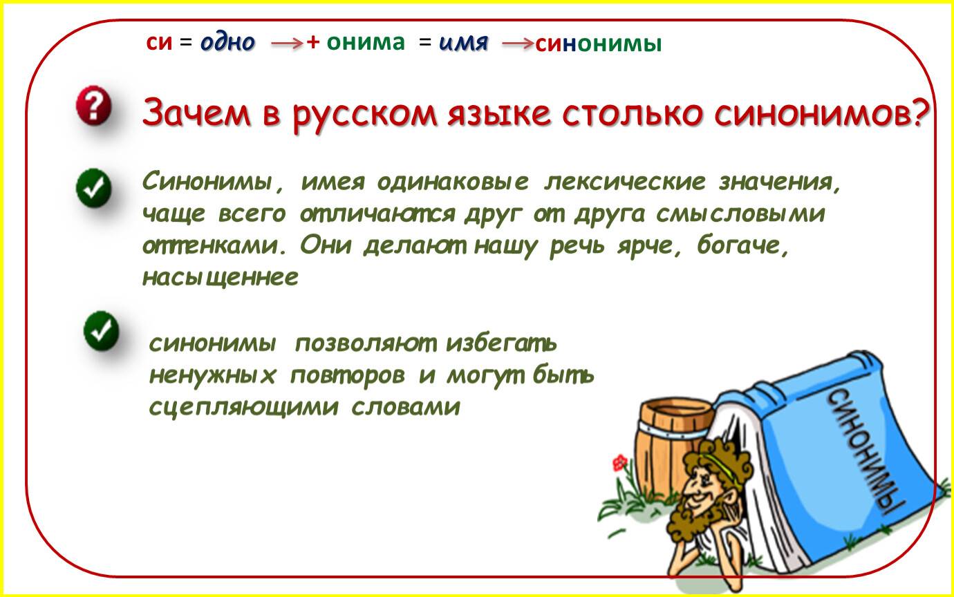 Подборка статей от о разнице между синонимами - обучение английскому языку