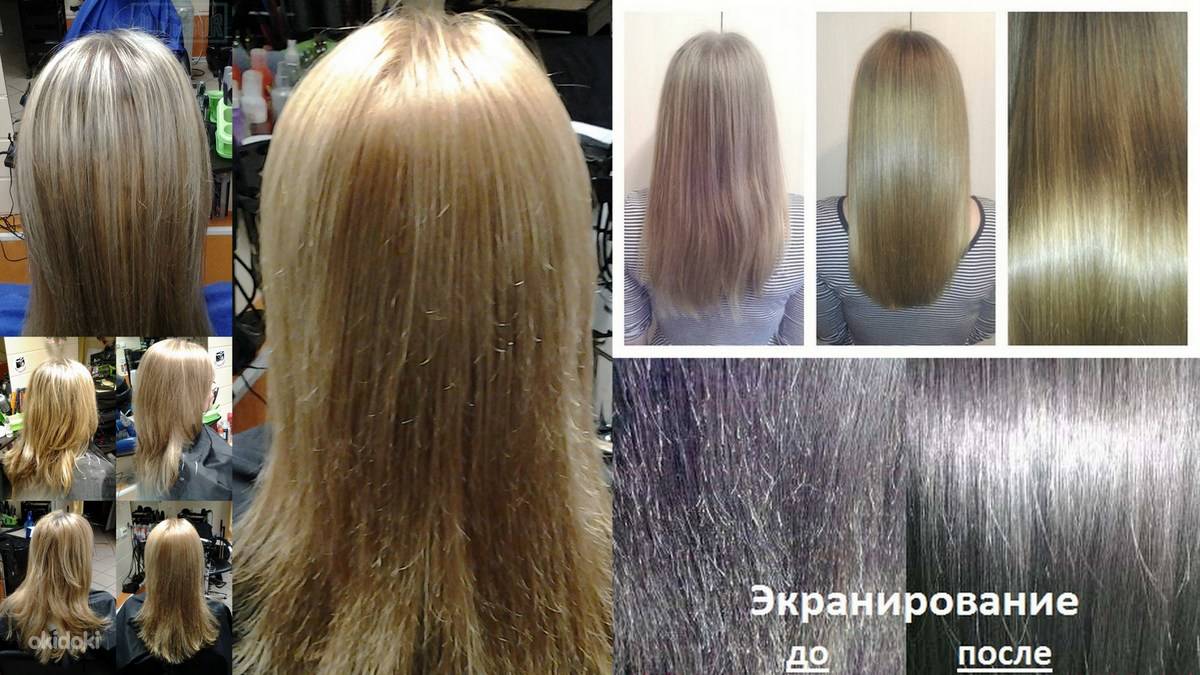 Глазирование волос