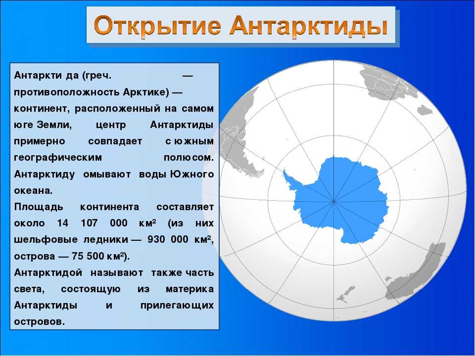 Чем отличается антарктида от арктики и антарктики