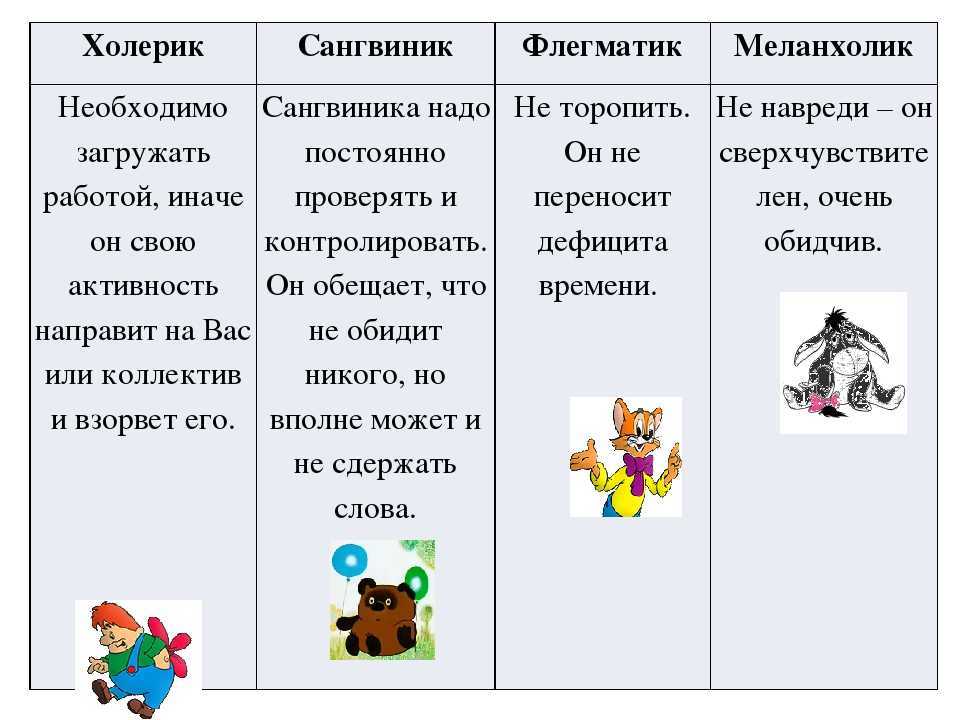 Разница между холериком и сангвиником