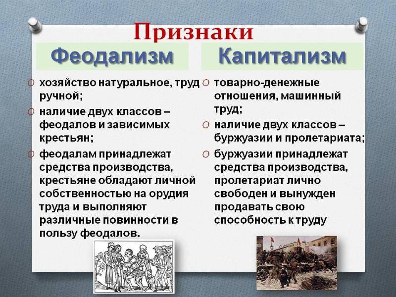 Разница между капитализмом и феодализмом — только факты!
разница между капитализмом и феодализмом — только факты!