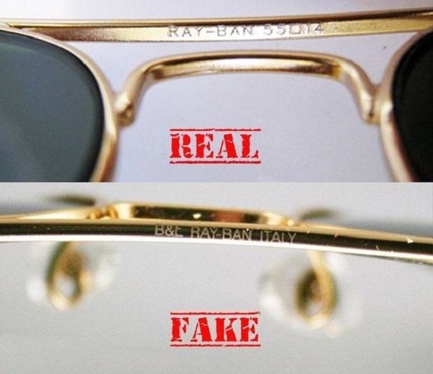 Как отличить очки ray ban от подделки? критерии оценки и особенности.