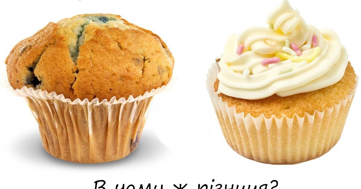 Чем отличаются кексы от маффинов: есть ли разница, сравнение лакомств