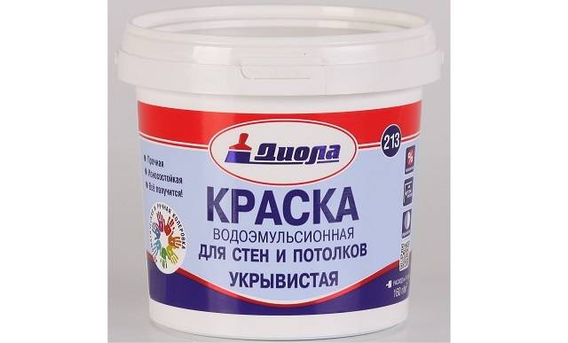 Водоэмульсионная акриловая краска для стен и потолков: чем отличаются, технические характеристики по госту, достоинства