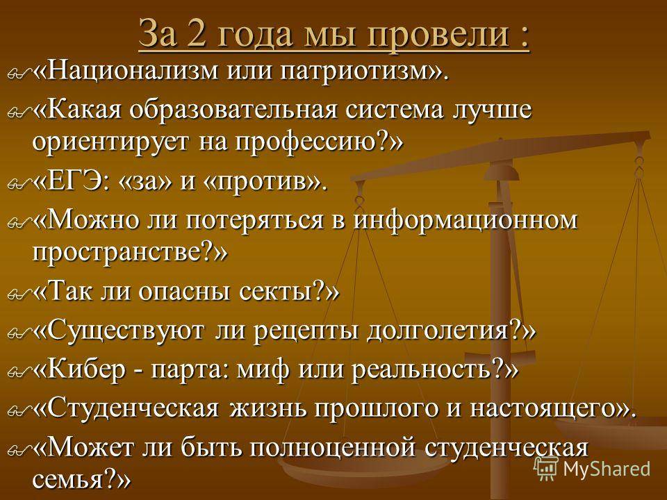 Разница между патриотизмом и национализмом