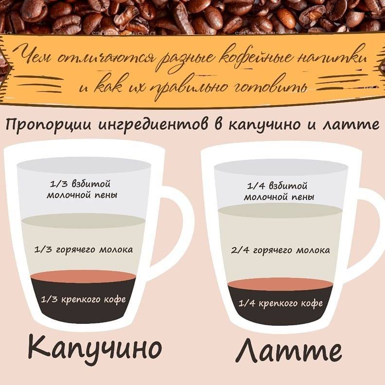 Капучино и эспрессо: особенности и чем они отличаются