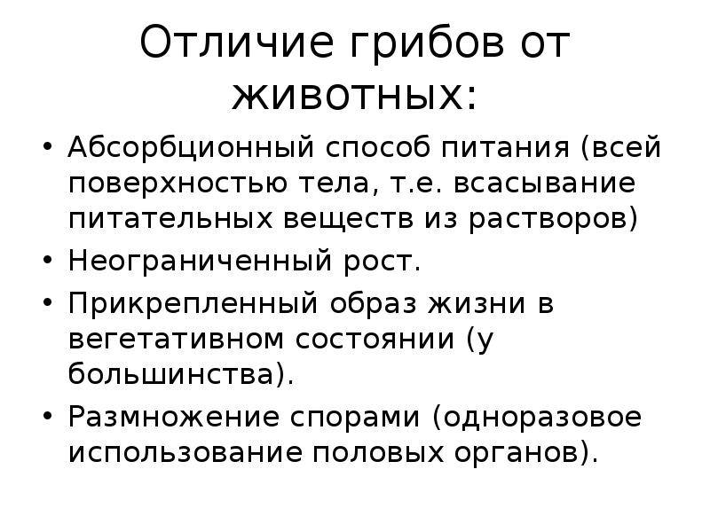 Грибы. общая характеристика и значение